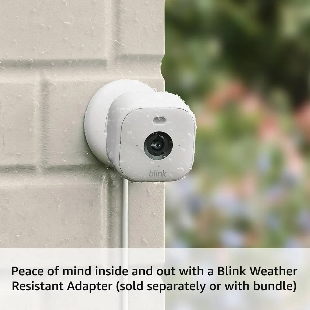 Blink Mini 2 (Newest Model)  Home Security & Pet Camera(s) with HD video, color night view, motion detection, two-way audio, and built-in spotlight  1 camera (White)