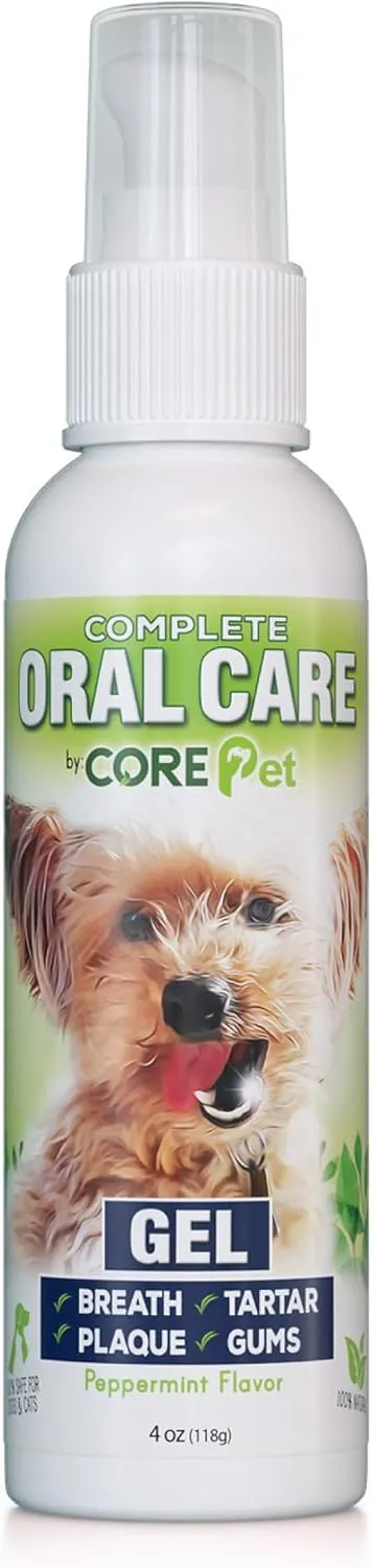 Complete Oral Care from The Founders of PetzLife - 4 oz (Peppermint Gel)