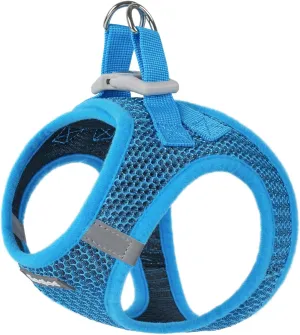 Eagloo Small Dog Harness and Leash Set, Step in Puppy Vest with Breathable Soft Mesh, Easy Walk Reflective Pet Harness for Small Dogs, Blue, XS