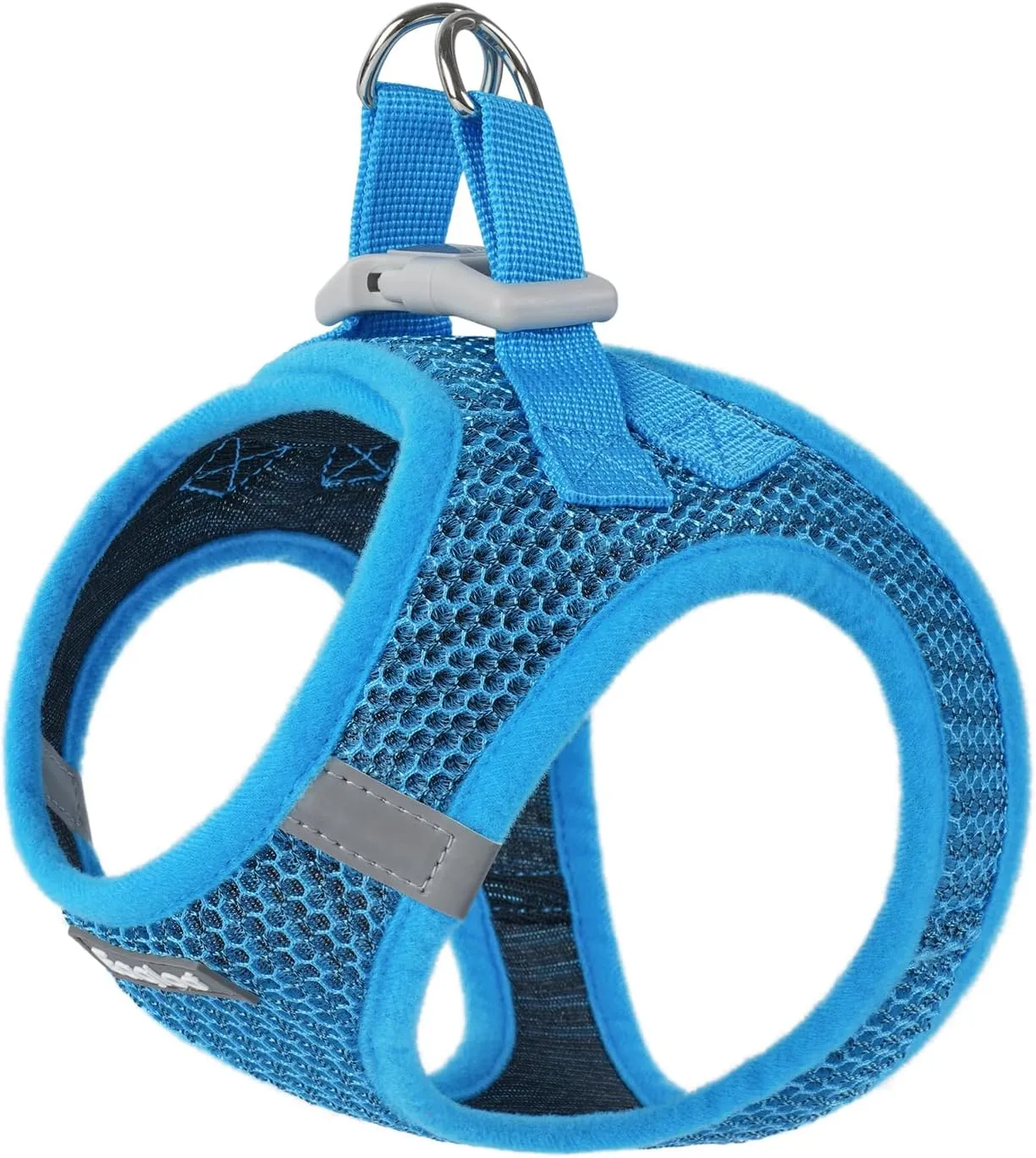 Eagloo Small Dog Harness and Leash Set, Step in Puppy Vest with Breathable Soft Mesh, Easy Walk Reflective Pet Harness for Small Dogs, Blue, XS