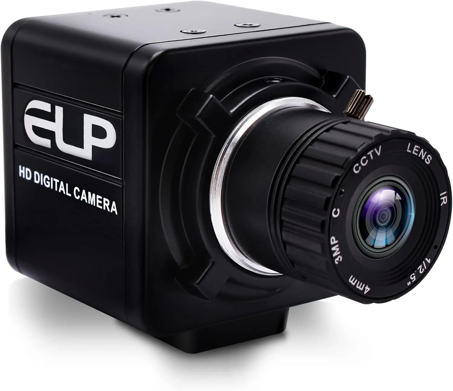 ELP USB Camera Manual Zoom 4mm Lens Prototype Camera 2Megapixel 1080p Webcam Cmos OV2710 Webcamera High fps 100fps Web Cam Security Surveillance Dog Pet Baby Video Monitoring USB Cameras for Most OS