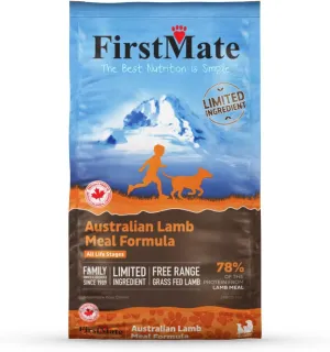 FirstMate Australian Lamb Meal Limited Ingredient Diet Grain-Free Dry Dog Food, 25-lb