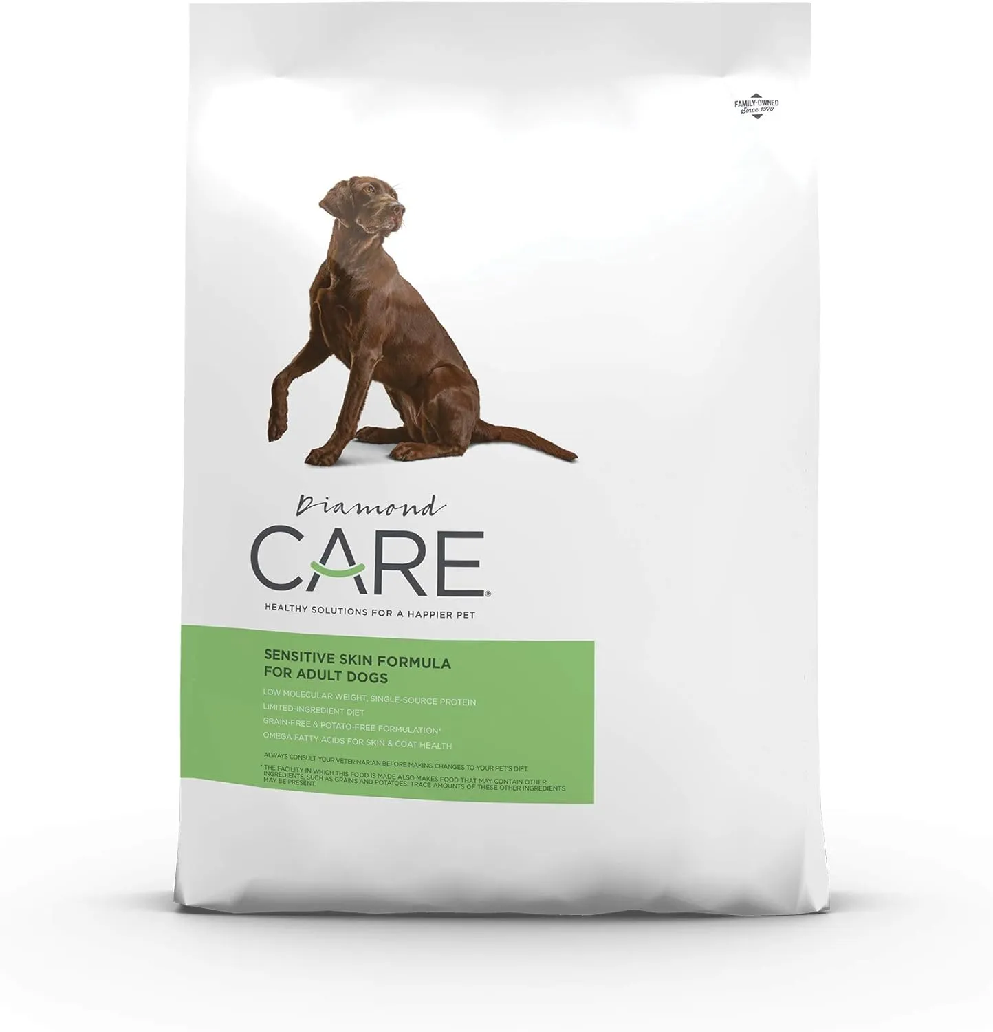 Grain-Free Formulation Adult Dry Dog Food for Sensitive Skin Specially, Itchy Skin or Allergies Made with Hydrolyzed Protein from Salmon 25lb