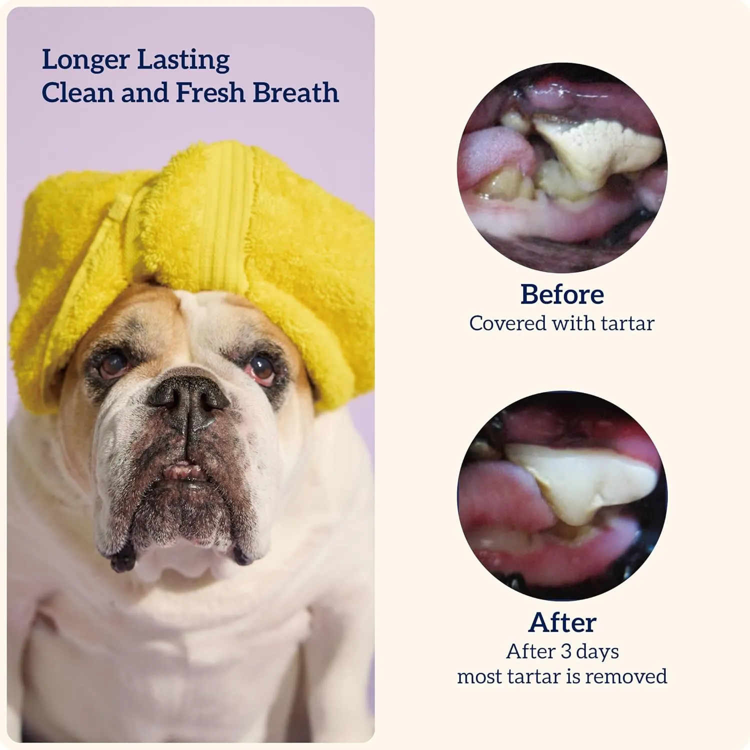 Groovies Senior Dog Dental Chew 27oz XLarge (18 Chews)