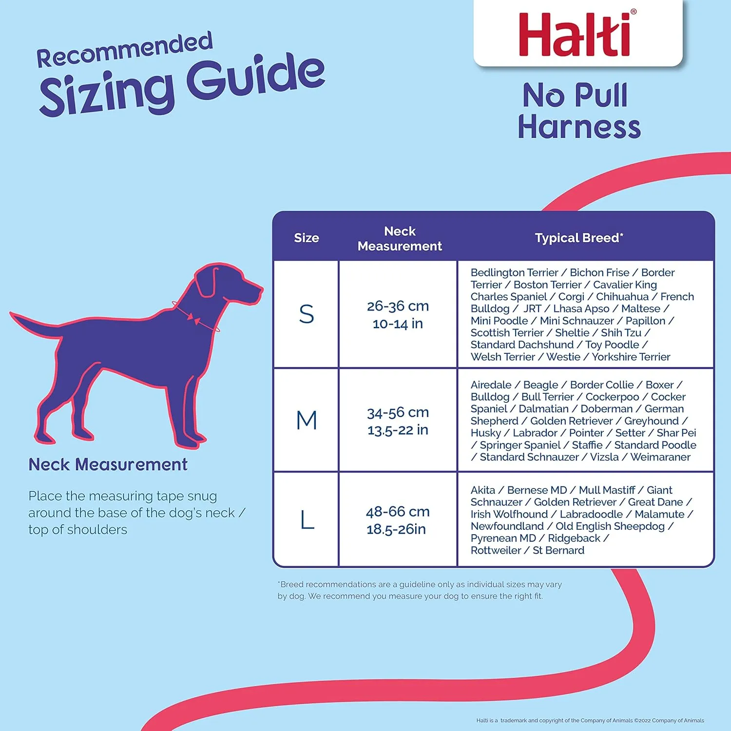 HALTI No Pull Harness - To Stop Your Dog Pulling on the Leash. Adjustable, Lightweight and Easy to Use. Reflective Dog Training Harness for Medium Dogs (Size M)