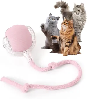 Interactive Cat Toy for Indoor, Smart Automatic Cat Chase Ball Toy