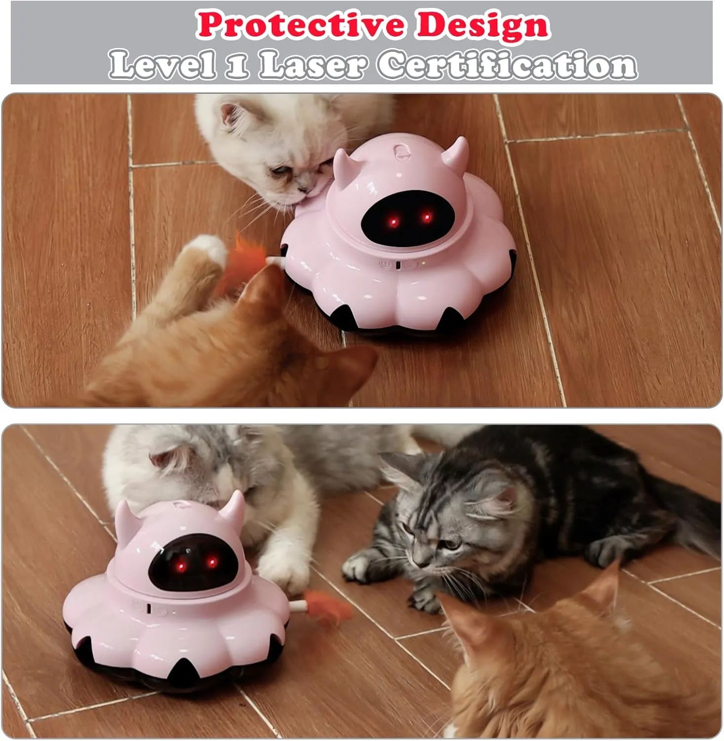 Interactive Cat Toys for Indoor Cats,Laser Cat Toys for Indoor Cats Automatic,Interactive Kitten Toys Electronic