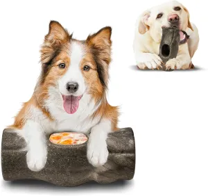 Interactive Dog Toy for Power Chewers, Frozen Treat Toy, Dog Interactive Feeder Chew Toy with Food Cups & Treat Food Slow Feeder, Anxiety Relief for Large Breeds