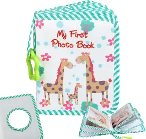 jarbins Photo Album Baby Display Album The First Year Photo Book Photography Album Baby Album Holds for Memory Album Newborns Shower Party Favors