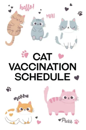 Kitten Vaccine Log Book: Cat Vaccination Record Book, Cat Vaccination Schedule and Immunization Log for Multiple Cats, Vaccine Schedule Tracker Journal, Pet Vaccination Log Book Paperback  June 25, 2022