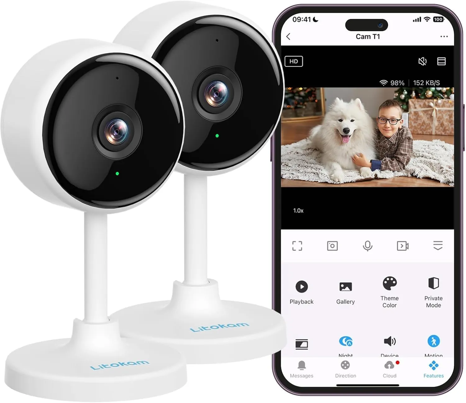litokam ,,2K ,,,WiFi , Alexa 