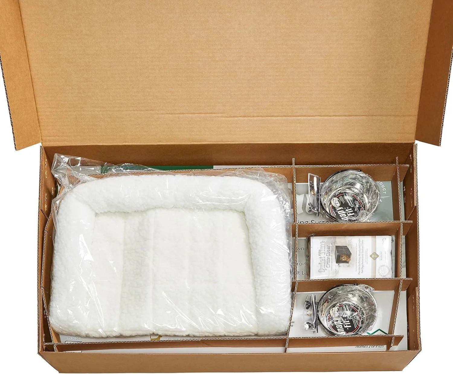 Midwest Homes for Pets 2 Door iCrate Pet Bed, Cover & 2 Bowls, 36" Kit/Medium/Large Dog Breed