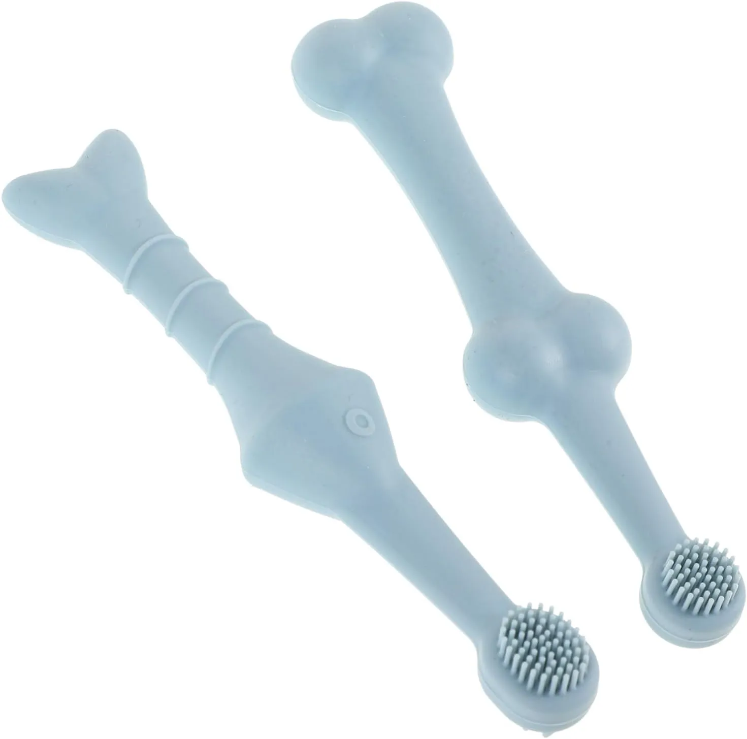 Milisten Pet Toothbrush for Dogs Cats Pcs Soft Silicone Brush Ergonomic Handle Dog Oral Cleaning Cat Tooth Brushing Kit