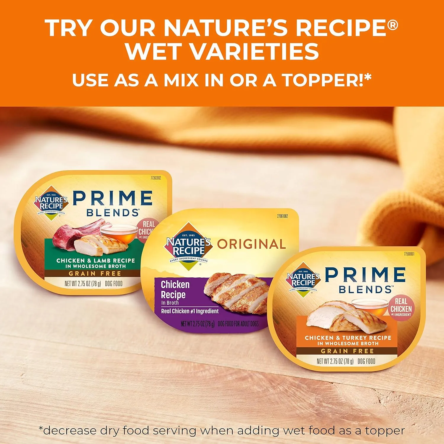 Natures Recipe Grain Free Chicken, Sweet Potato & Pumpkin Recipe Dry Dog Food, 12 lb. Bag