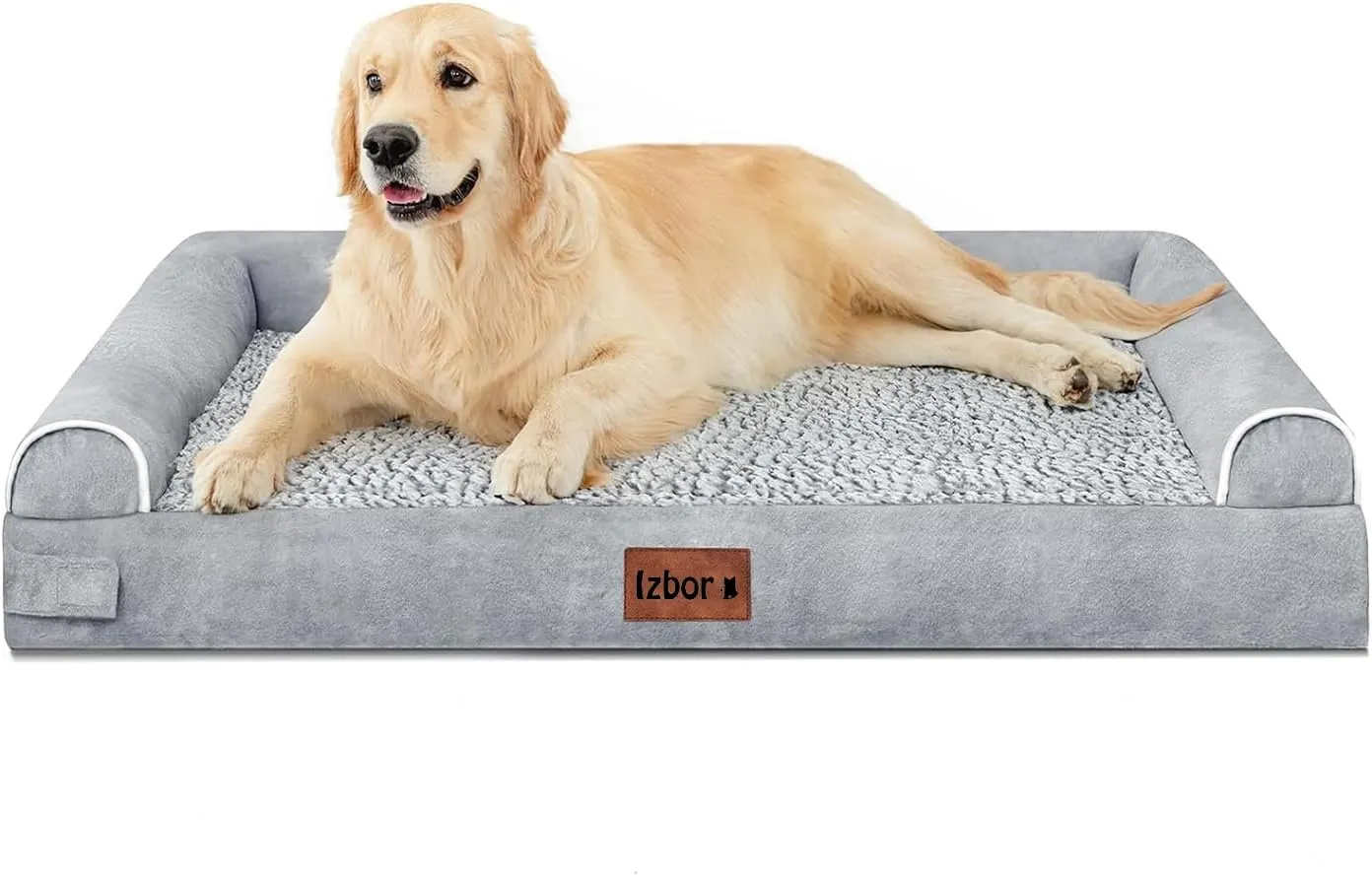 Orthopedic Dog Bed for Large Dogs, Premium Memory Foam Dog Mattress, Waterproof Couch Pet Bed with Removable Washable Cover, Durable Foam, Anti-Slip Layer (Size (44" x 35" x 8"Th))