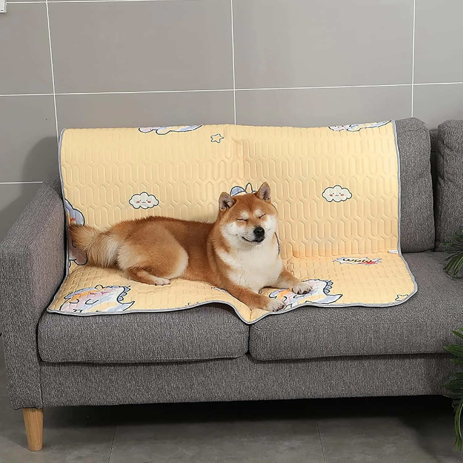 Pet Dog Cat Cool Mat, Non-Toxic Gel Self Cooling Pad, Dog Cool Mat Bed Perfect for Hot Summer Days, Cooling Mat for Summer Sleeping Rest