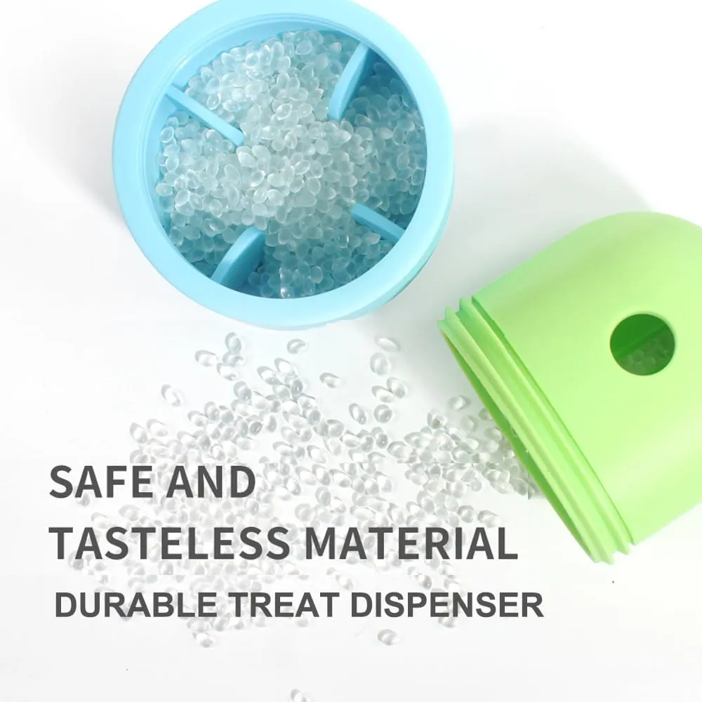 Pet Puzzle Toy Dog Treat Dispensing Cute Puppy Small Medium Dogs Interactive Chase Toy Pet Funny Enrichment Toys Food Ball for Dog Playing Training Slow Feeder Bowls