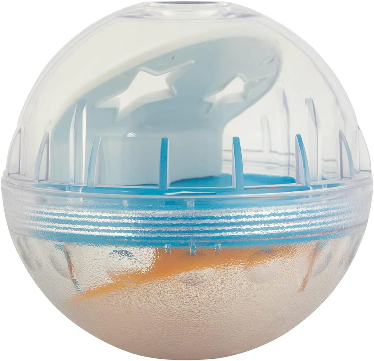 Pet Zone IQ Treat Ball Dog Treat Dispenser Toy Ball Interactive Toy - 4" Stimulation, Slow Feeder