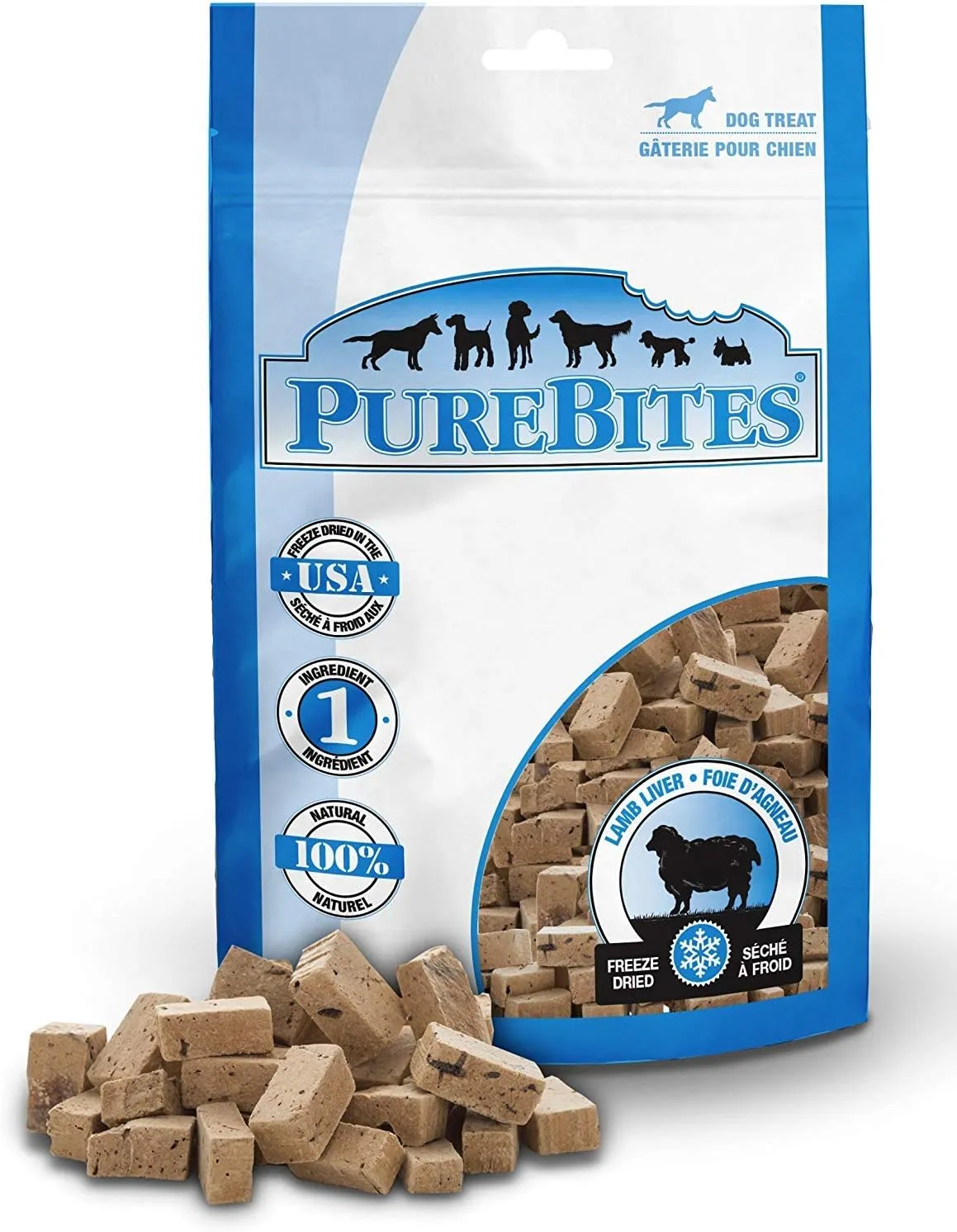 PureBites Lamb Liver Freeze Dried Dog Treats3