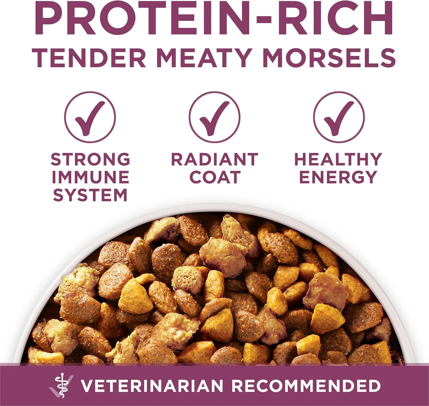 Purina ONE Plus Healthy Puppy Formula High Protein Natural Dry Puppy Food with added vitamins, minerals and nutrients - 8 lb. Bag