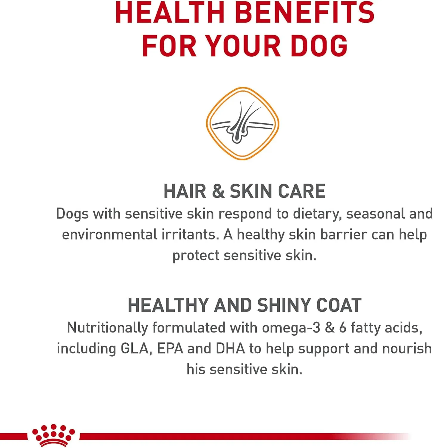 Royal Canin Small Sensitive Skin Care Dry Dog Food, 3 lb bag