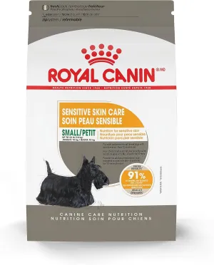 Royal Canin Small Sensitive Skin Care Dry Dog Food, 3 lb bag