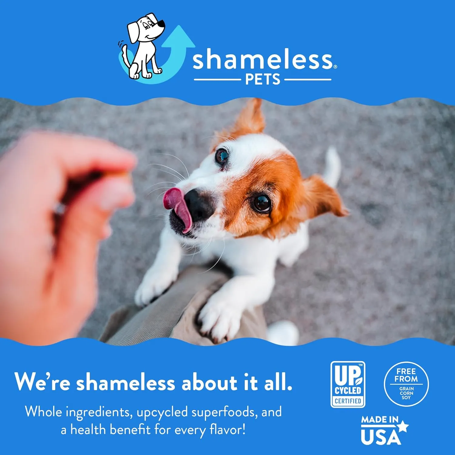Shameless Pets Soft-Baked Dog Treats, Vegetarian Variety 5-Pack - Natural & Healthy Dog Chews for Small, Medium & Large Dogs - Dog Biscuits Baked & Made in USA, Free from Grain, Corn & Soy