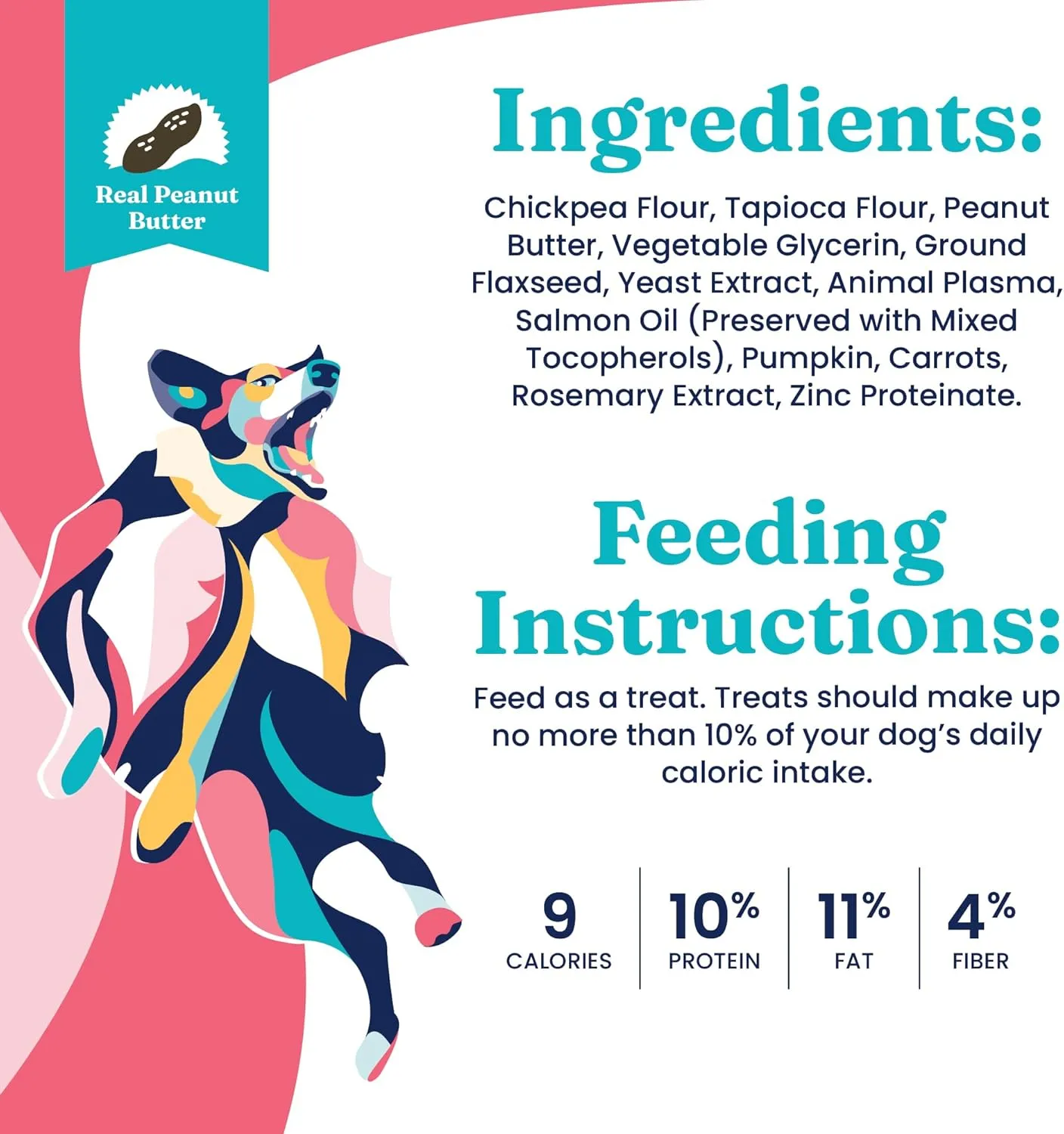 Solid Gold Healthy Dog Treats - Functional Dog Treats for Training   Skin & Coat Health - Peanut Butter Flavor with Salmon Oil Healthy Training Treats for Dogs - 5.2 oz