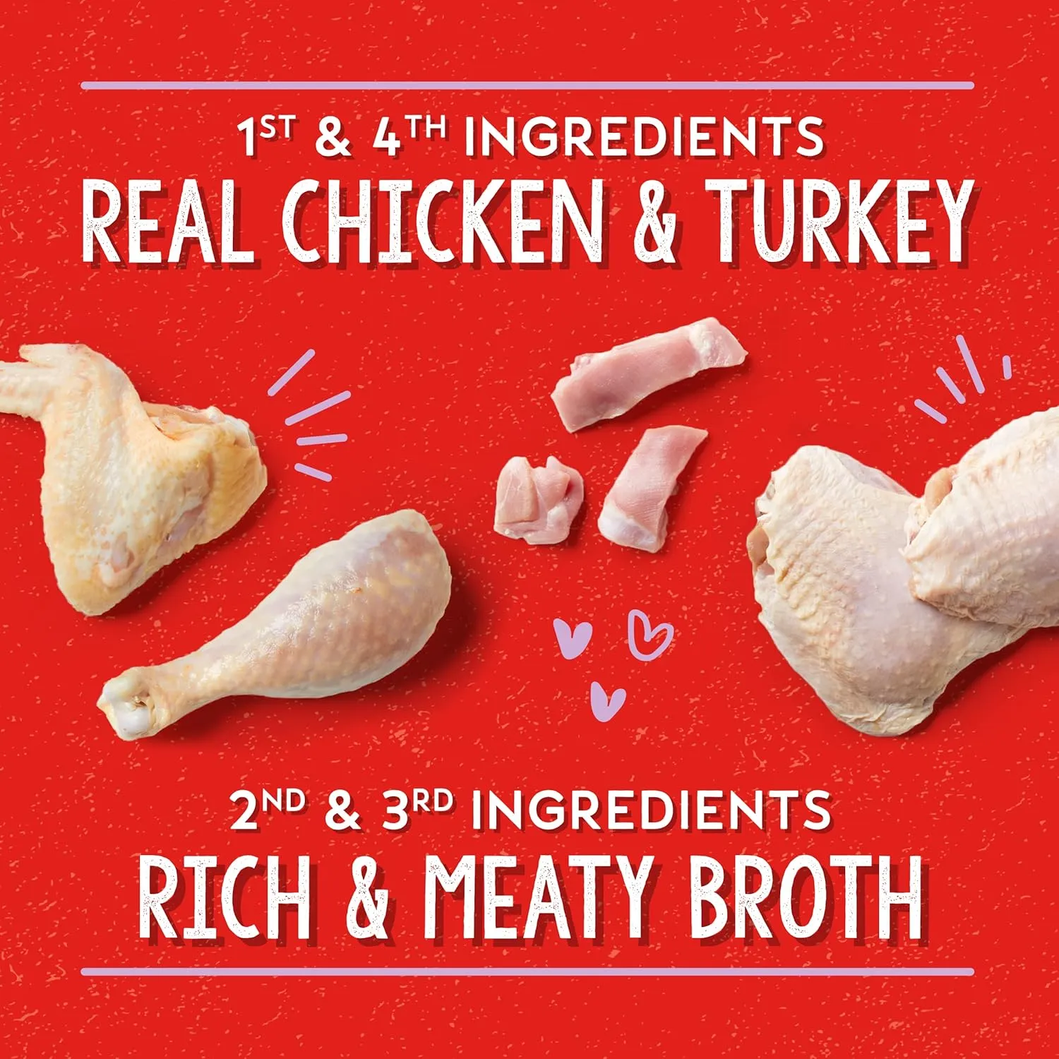 Stella & Chewy's Lil Bites Savory Stews for Small Breeds Chicken & Turkey Dinner in Broth, 2.7 oz Cups (Pack of 12)