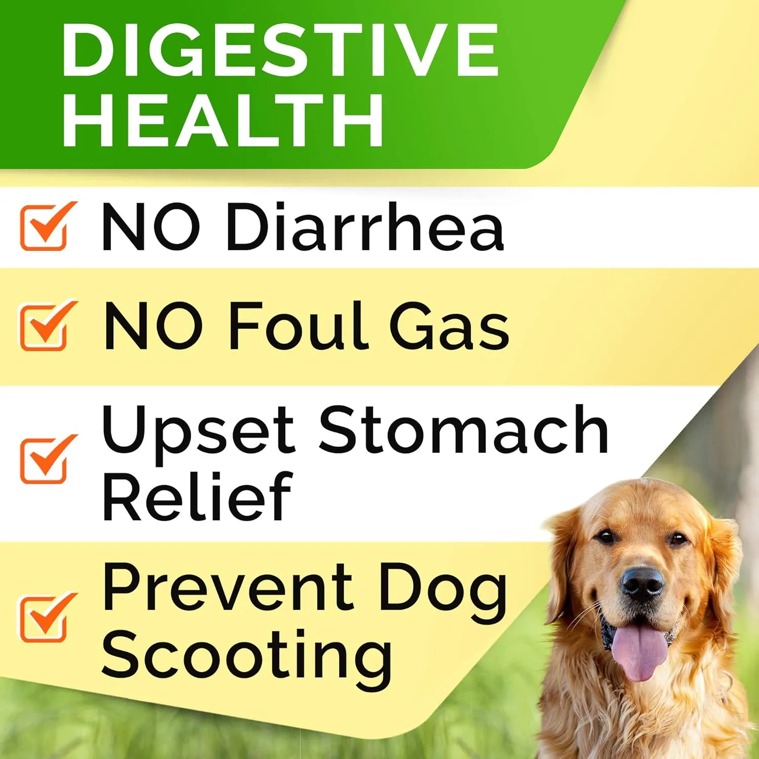 STRELLALAB Dog Probiotics Treats for Picky Eaters - Digestive Enzymes   Prebiotics - Chewable Supplement - Allergy, Diarrhea, Gas, Constipation, Upset Stomach Relief - Improve Digestion, Immunity