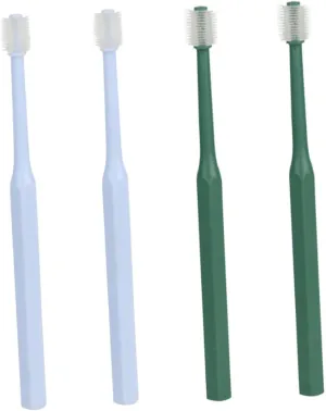 SUPVOX Ergonomic Handle Pet Toothbrush 360 Cat Dog Puppy Brush Portable Toothbrush Set