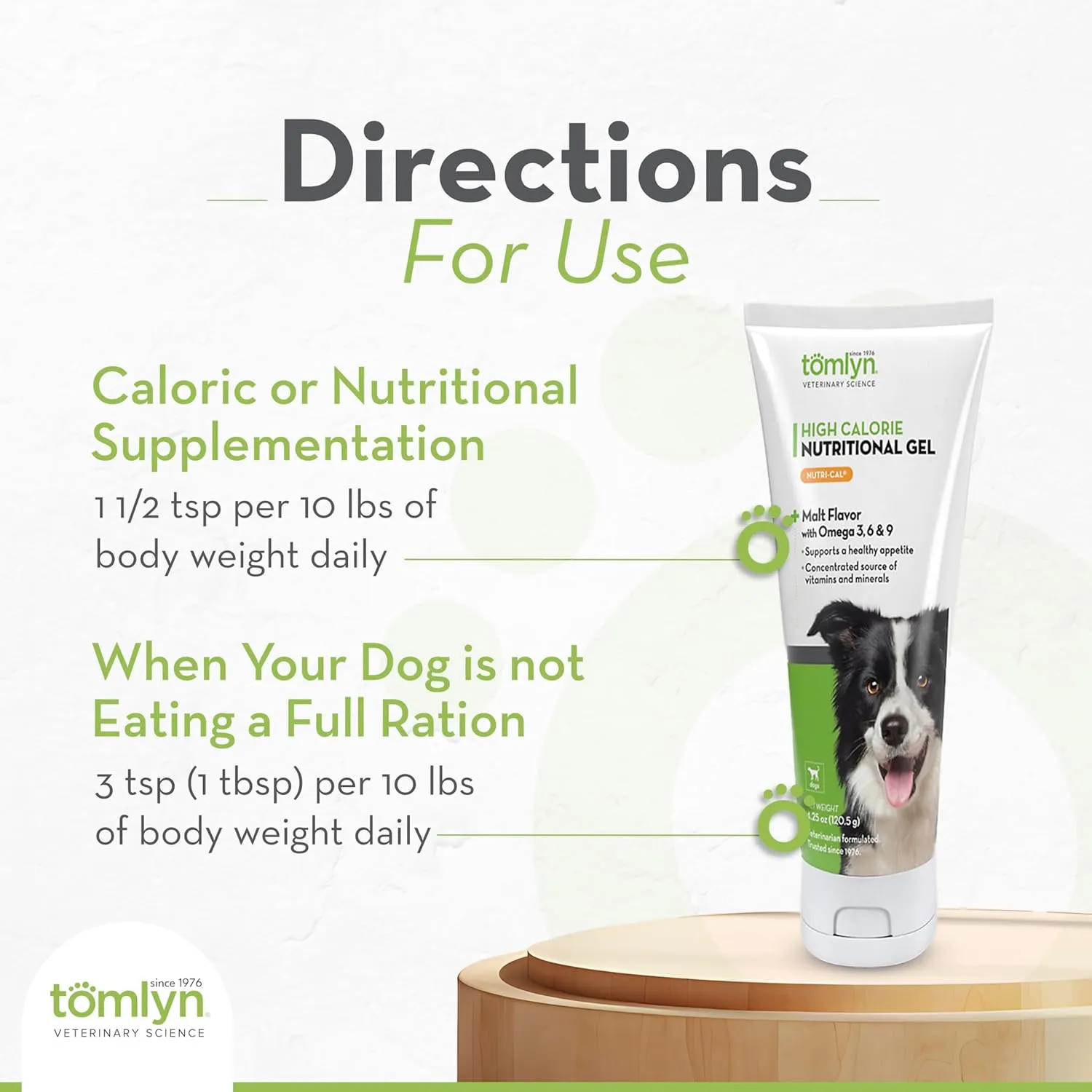 Tomlyn Nutri-Cal Malt-Flavored High-Calorie Nutritional Gel for Dogs, 4.25oz