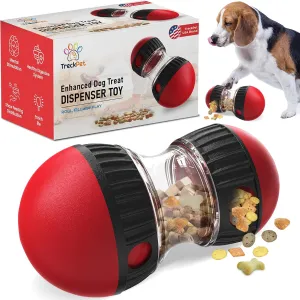 Treat Dispensing Dog Toys  Interactive Dog Puzzle Toy for Smart Dogs  Dogs Treat Dispenser Toy for Mental Stimulation, Enrichment and Training  Durable and Fun for All Breeds